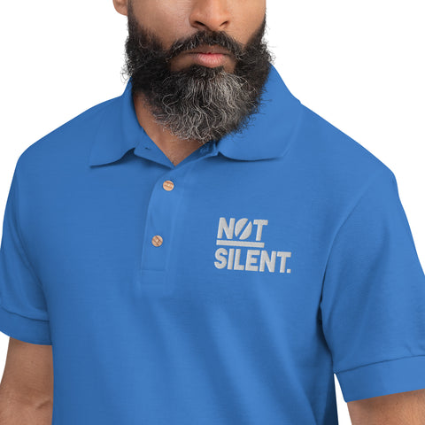 Not Silent Polo Shirt