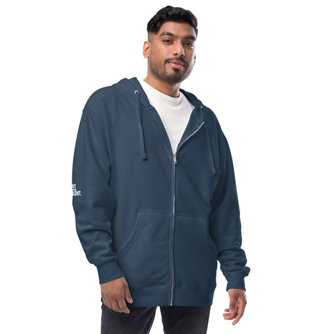Afriki Unisex fleece zip up hoodie